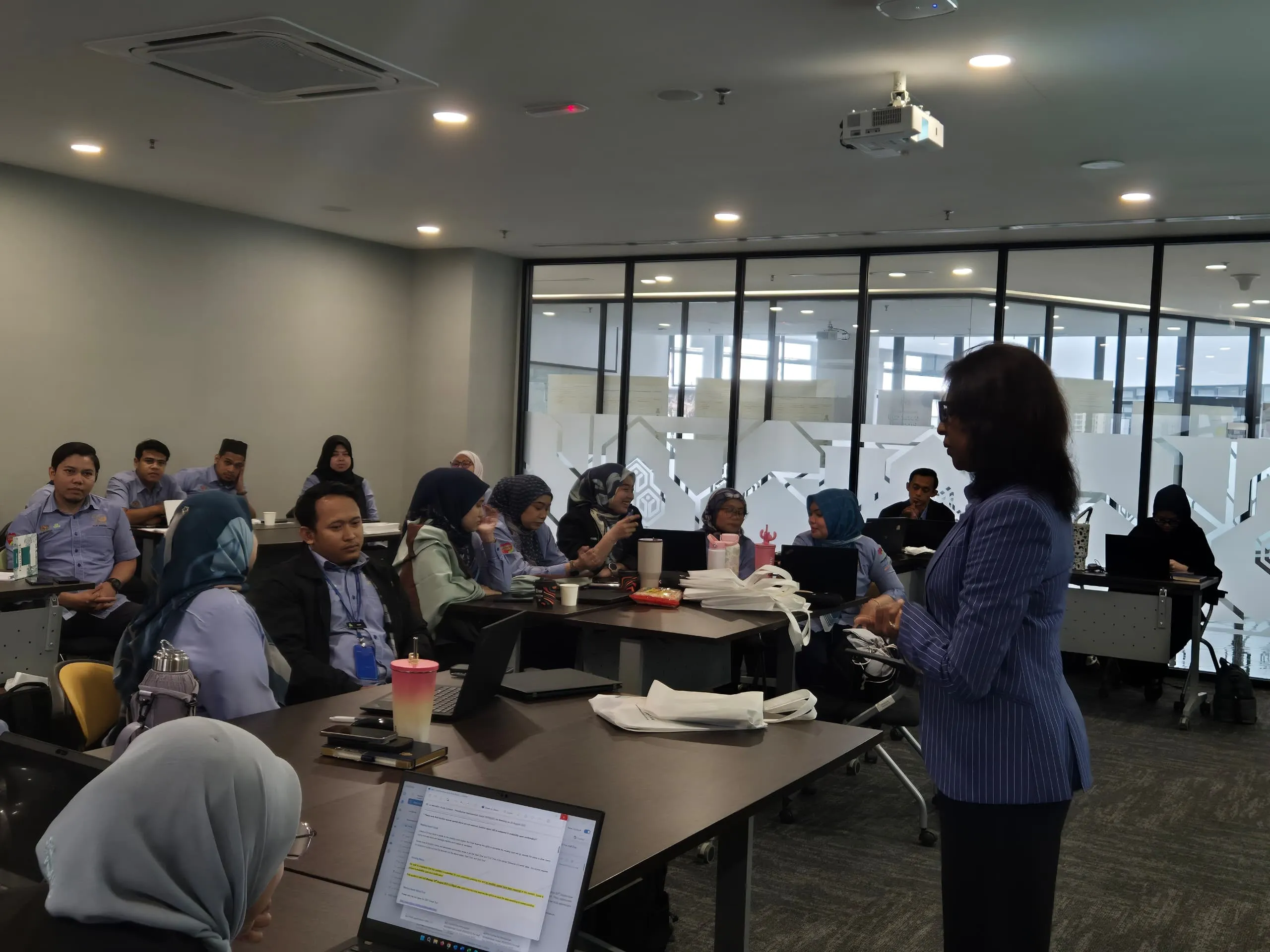 Training participants